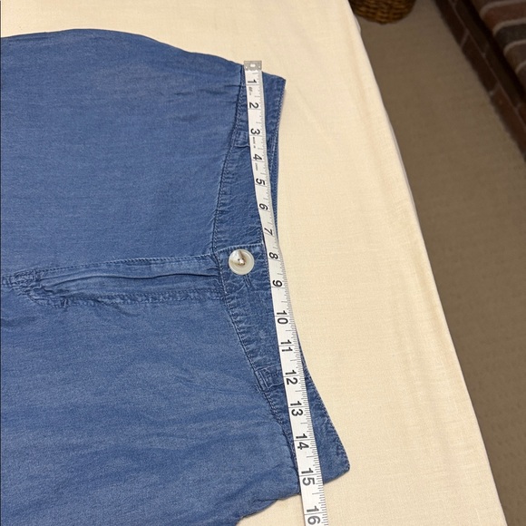 Maurices Blue with Floral Insert Wide Leg Palazzo Bohemian Jeans Pants, Size 10. - Picture 9 of 13